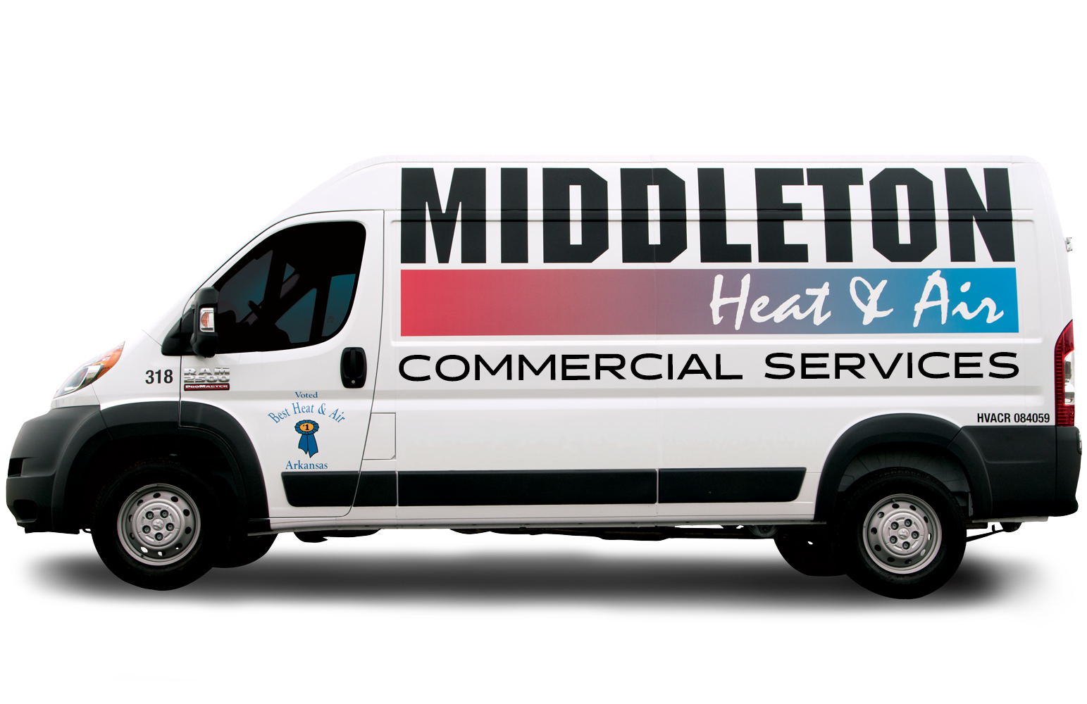 Middleton commercial service van
